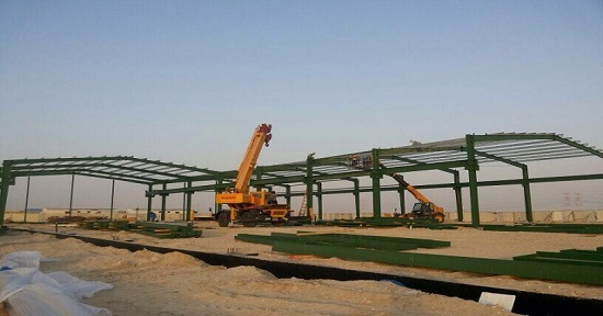 Erection of Steel Work